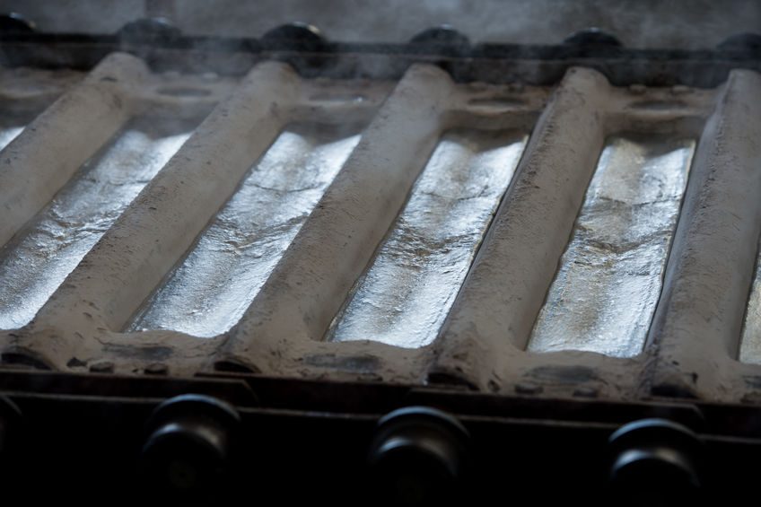 Aluminium ingots — cast