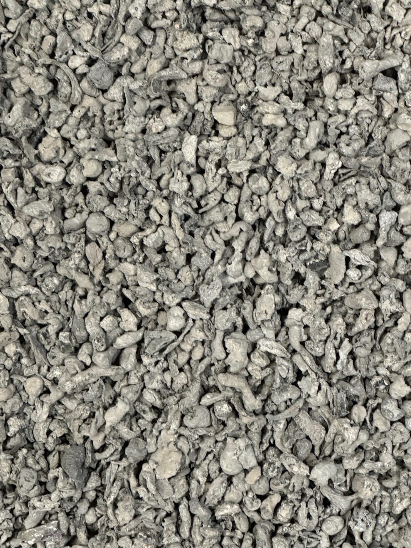 Incinerated aluminium — medium fraction
