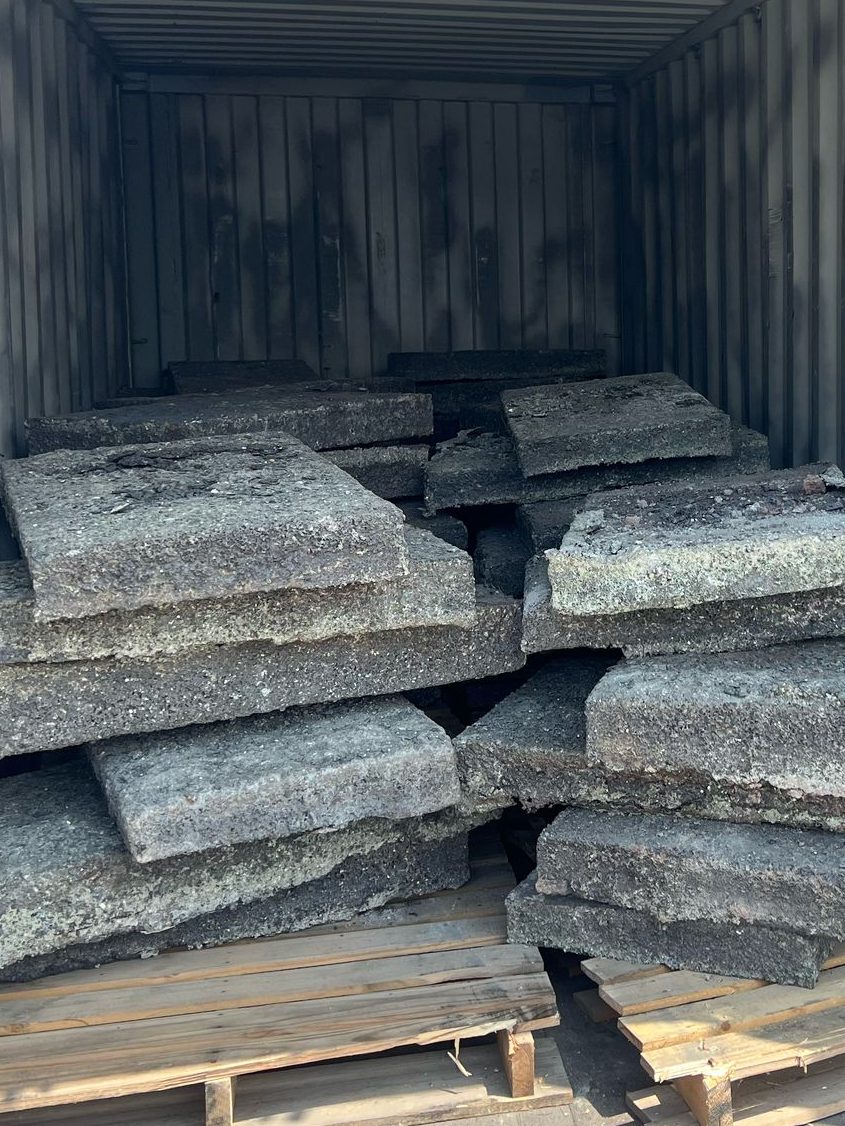 Stainless steel processed blocks